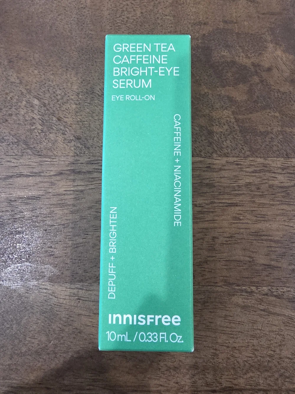 innisfree Green Tea Caffeine Bright-Eye Serum Roll-On - Green